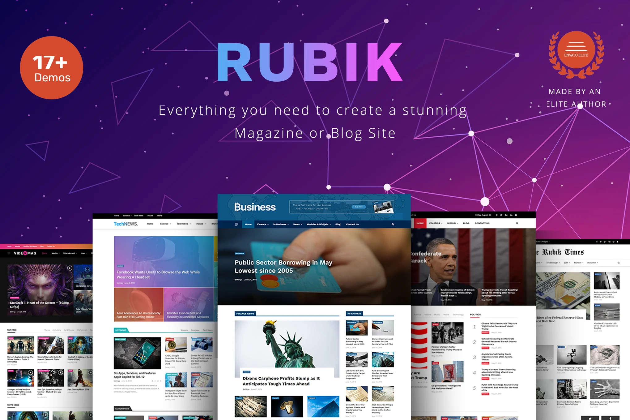 RUBIK – Multipurpose Creative WordPress Theme